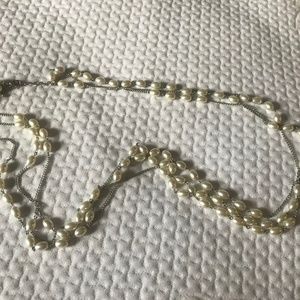 2/8, 3/11, or 4/14! Faux Pearl Beaded Necklace